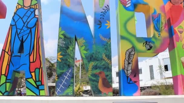 Honduras San Pedro Sula Mai 2019 Centre Ville San Pedro — Video