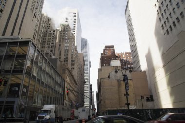 New York sokak yolu.