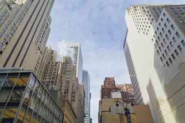 New York sokak yolu.