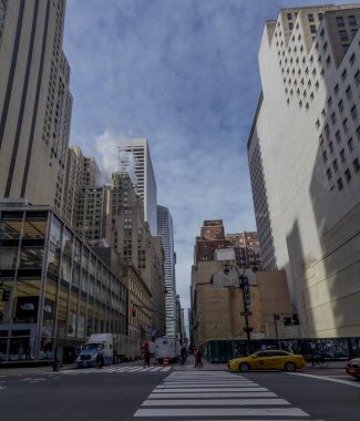 New York sokak yolu.