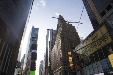 New York sokak yolu.