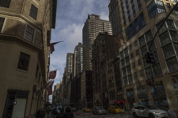 New York City, USA - MAY 8, 2019: New York City street road — стоковое фото