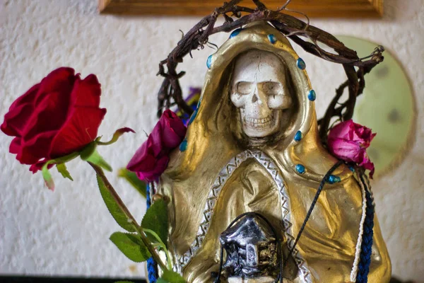 Altar de la Santa Muerte, América Latina —  Fotos de Stock