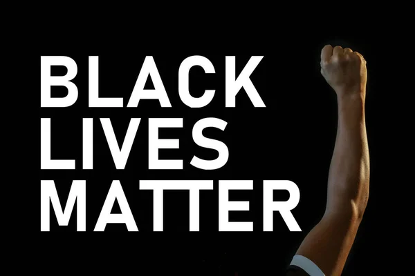 Black Lives Matter Konceptet Mall För Bakgrund — Stockfoto