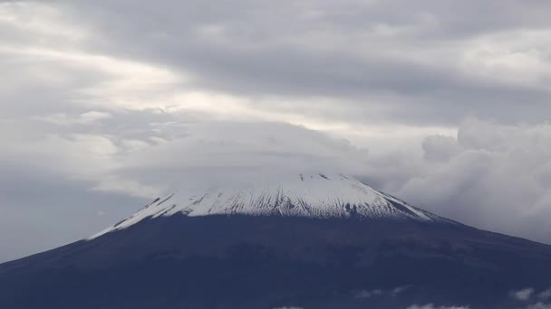 Aktív Popocatepetl Vulkán Mexikóban — Stock videók