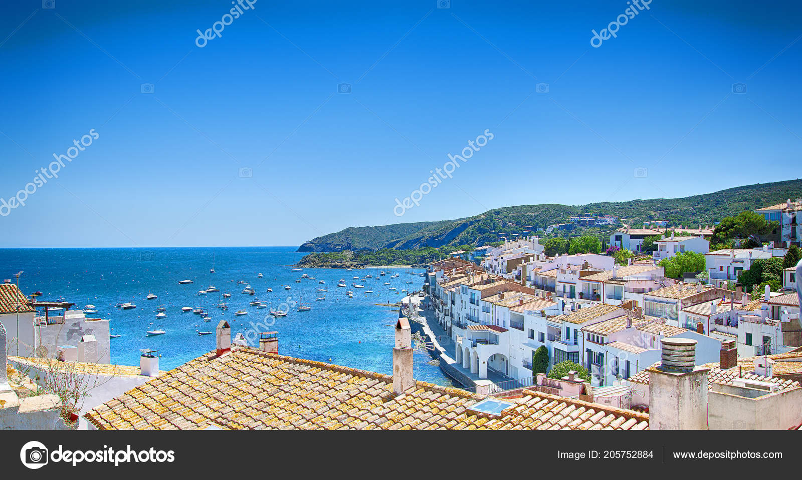Découvre Sur Rue Cadaques Catalogne Espagne Près Barcelone