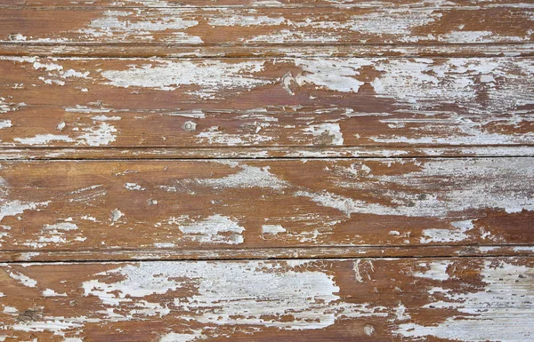 Oude Bruine Textuur Geschilderd Houten Planken — Stockfoto