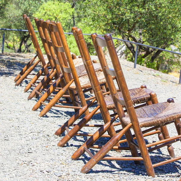 Lounge Chairs Garden — Stock Photo, Image