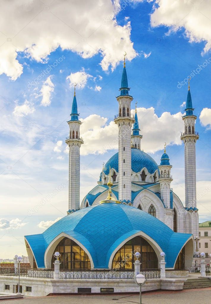 The Kul Sharif Mosque is a one of the largest mosques in Russia.