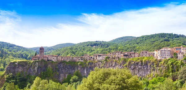 Vista Castellfullit Roca Girona España — Foto de Stock