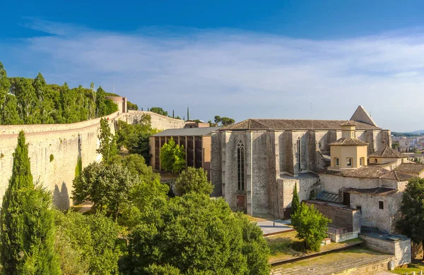 Vista Universidad Girona Panorama Ciudad — Foto de Stock