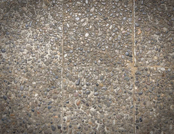 Rough Texture Surface Exposed Aggregate Finish Ground Stone Washed Floor — Stock Photo, Image