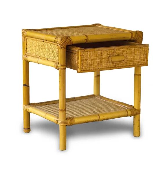 白い背景の上の柳細工の家具 — ストック写真