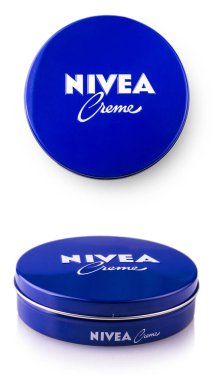 Kişinev, Moldova 02 Şubat 2017: Alman şirketine BEIERSDORF ait Nivea genel cilt ve vücut bakım markası.