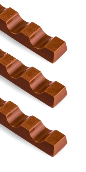 Chocolate Bar Isolated White Background — Stock Photo, Image