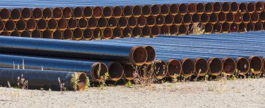 yeni yedek metal boru gaz istasyonu