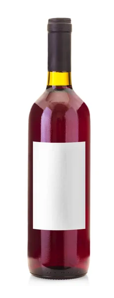 Bottiglia Isolata Bianco — Foto Stock