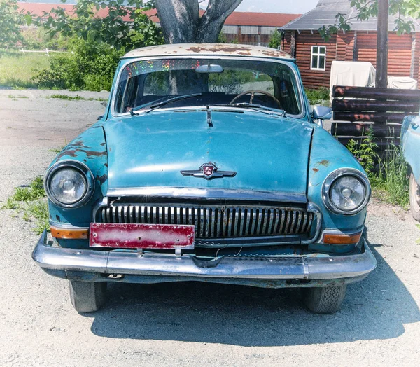 Kamchatka Rusia Ago 2018 Volga Gaz M21 Hecho Urss 1950 — Foto de Stock