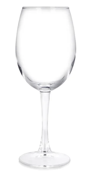 Empty Wine Glass Isolated White Background — Stock Photo, Image