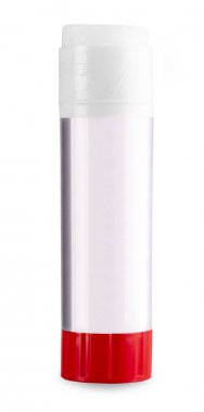 Beyaz arka plan üzerinde izole açık kağıt tutkal sopa