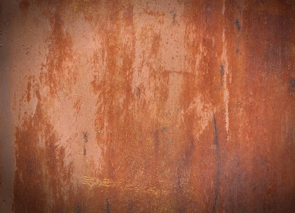 O metal pintado velho vermelho — Fotografia de Stock