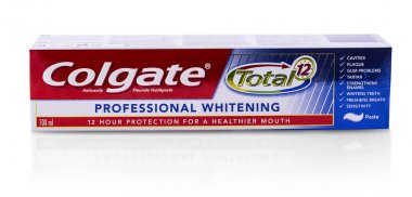 Colgate diş macunu beyaz. Colgate, Colgate-Palmolive tarafından üretilen bir diş macunu markasıdır.