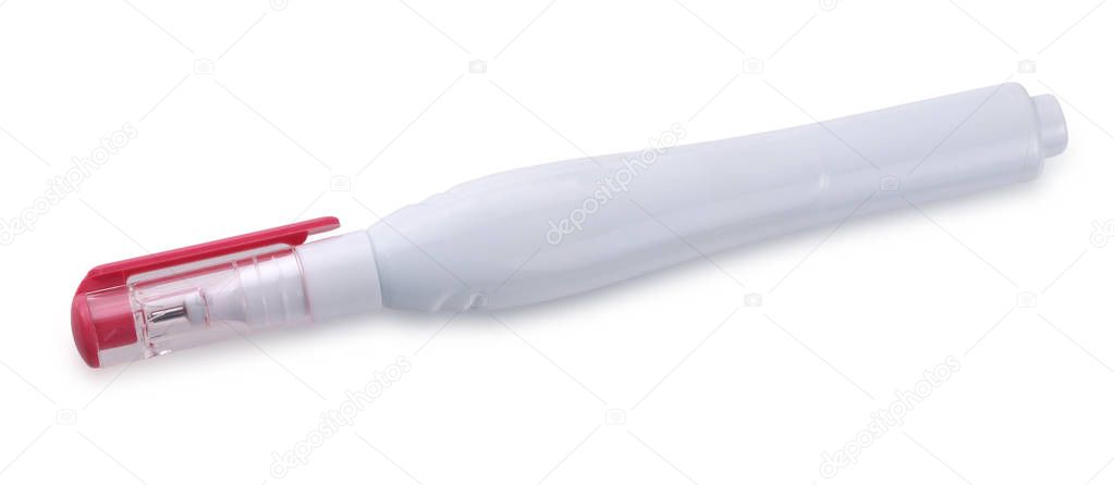 The red pen corrector on a white background