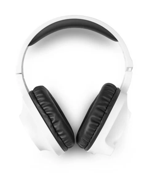 Os fones de ouvido sem fio isolados em um fundo branco — Fotografia de Stock