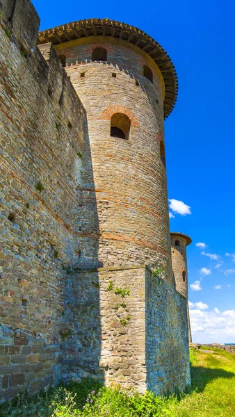 Castillo Comtal de la fortaleza de Carcasona — Foto de Stock