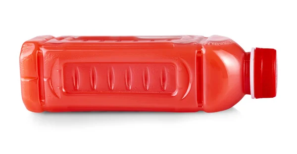 De rode vruchten Smoothie SAP in een fles geïsoleerd op witte ACHTERG — Stockfoto