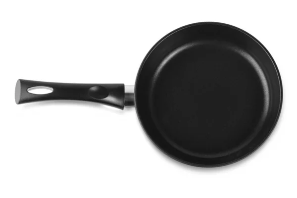 Το μαύρο τηγάνι σε λευκό φόντο — Φωτογραφία Αρχείου