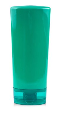 Şampuan veya hijyenik kozmetik ürün ile Plastik Şişe, bir