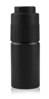 beyaz arka plan üzerinde koyu ayartma deodrant