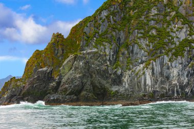 Kamçatka Yarımadası yakınlarındaki Pasifik Okyanusu'nda Yürüyüş