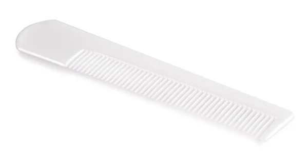 White comb isolated on white background — Stock Photo, Image