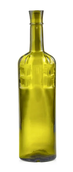 Boş beyaz bir arka plan üzerinde izole şarap şişe — Stok fotoğraf