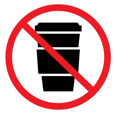 öğeleri Kupası vektör simge yasaktır