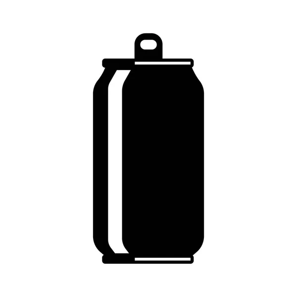 Aluminiumdose Für Kohlensäurehaltige Getränke — Stockvektor