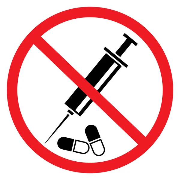 yasaklı maddeleri uyuşturucu uyarıcı veya psikotropik maddelerin simgeler vektör