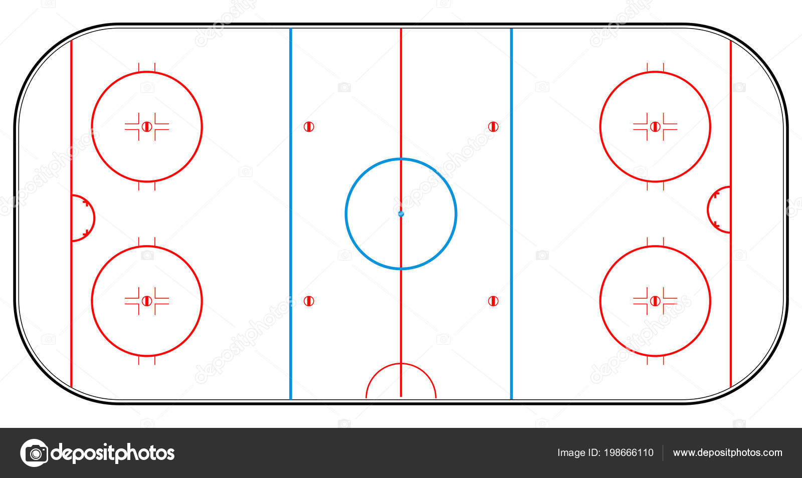 Hockey Arena Background Marking Hockey Arena Vector Textures Stock Vector Image by ©g22 198666110