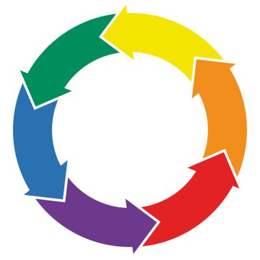 Daire okları Infographic şablon pasta grafikler 