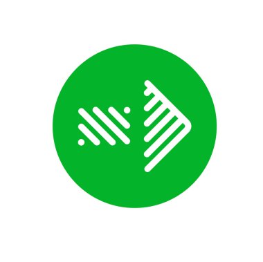 ok çizgisi vektör simgesi