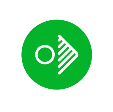 ok çizgisi vektör simgesi