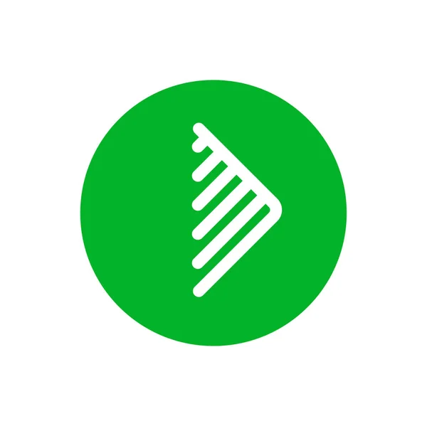 Arrow Line Vector Icon — Stock Vector