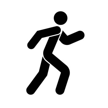 Hiking vektör düz çizgi simgeler