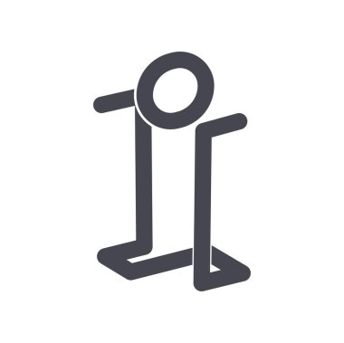 Bilgi işareti simgesi düz vektör