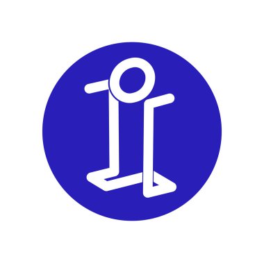 Bilgi işareti simgesi düz vektör