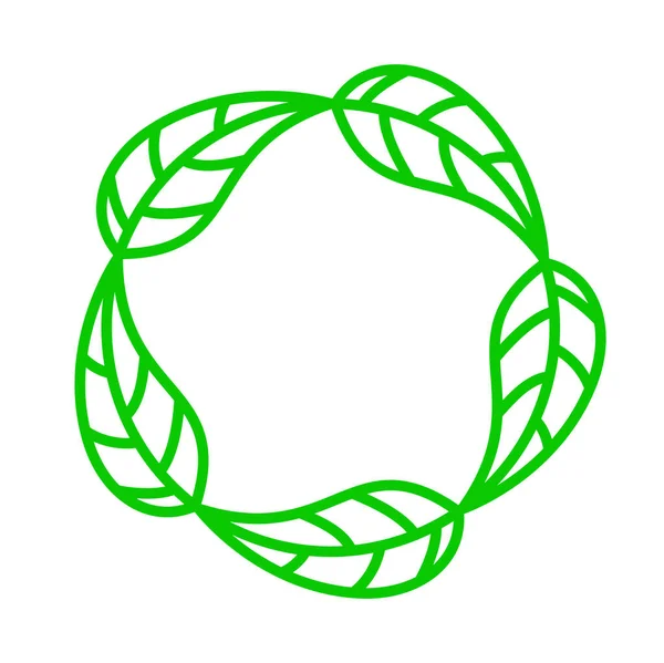 Leaf Vector Logo Elements Sign — Stock Vector