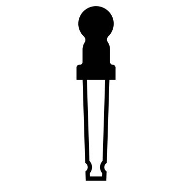 Damlalık siyah vektör simgeleri