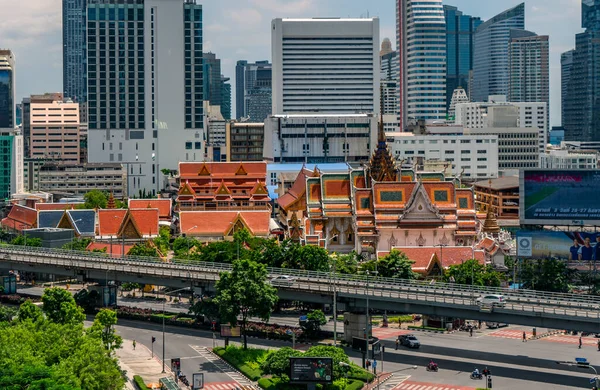 Bangkok Thailand Oct 2020 Landscape Wat Hua Lamphong Hua Lamphong — Stock Photo, Image